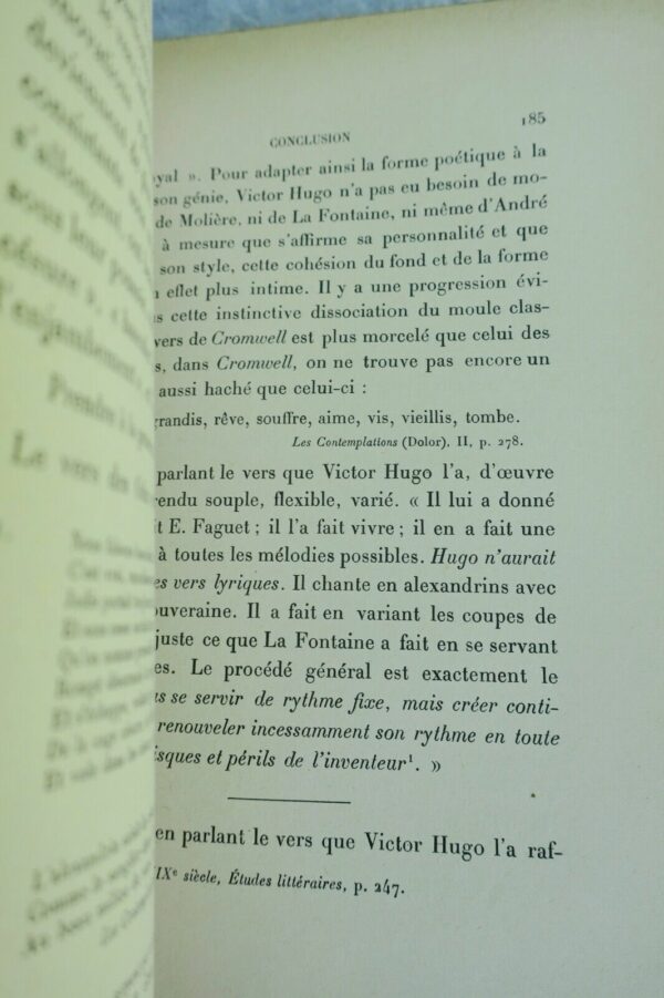 HUGO RYTHMES DANS L'ALEXANDRIN, dans la prose + dédicacé – Image 3