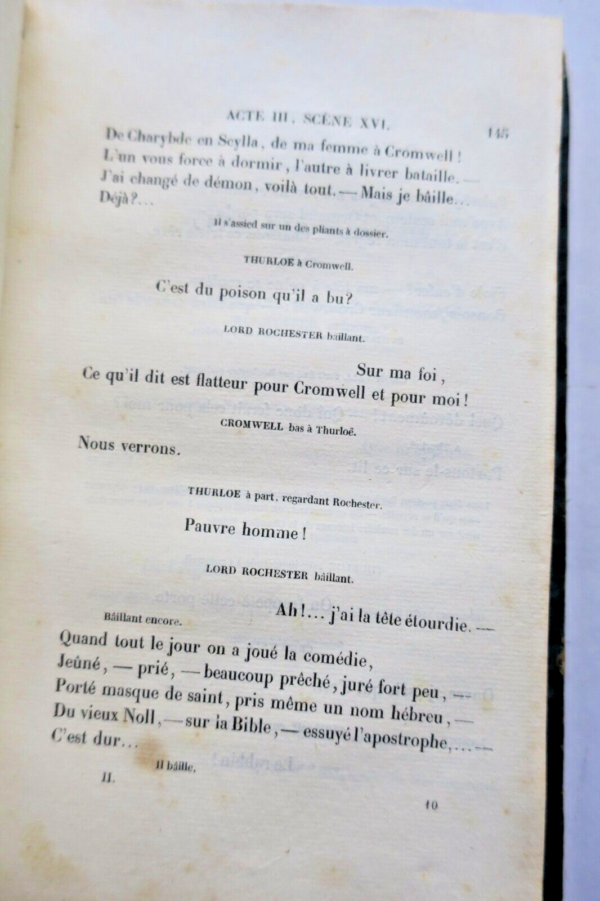 HUGO (Victor) Cromwell. Paris, Eugène Renduel, 1836 – Image 5