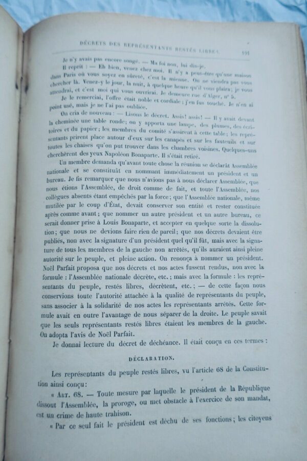 Hugo Victor Histoire d'un crime : Deposition d'un témoin 1879 – Image 5