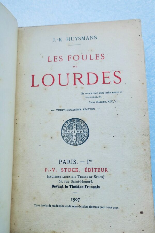 Huysmans LES FOULES DE LOURDES 1907 – Image 6