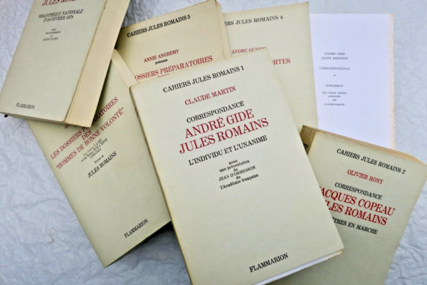 JULES ROMAINS Cahiers Jules Romains dédicaces