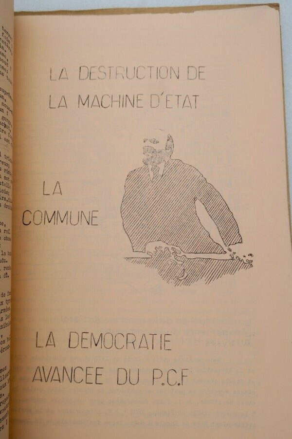 Jeune garde n°1 1971 comité rouge et de la ligue communiste cent ans  LA COMMUNE – Image 5