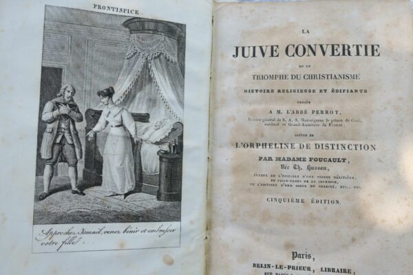 Judaica  La Juive convertie ou le triomphe du christianisme 1838 – Image 4