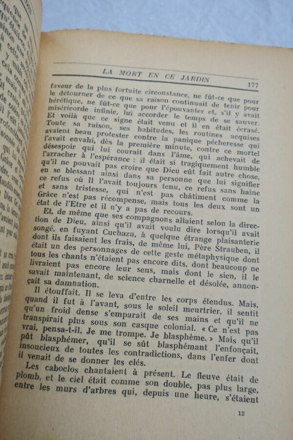 LACOUR JOSE ANDRE. LA MORT EN CE JARDIN. S.P. + dédicace – Image 5