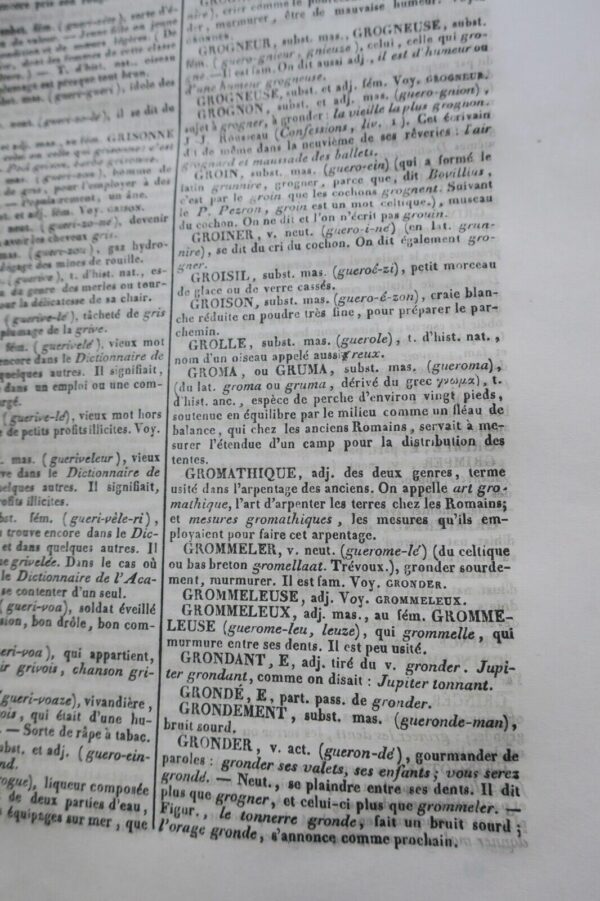 LANDAIS Dictionnaire général et grammatical des dictionnaires françaises 1834 EO – Image 7