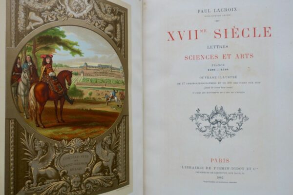 Lacroix  XVIIe siècle. Lettres, sciences et arts 1882 – Image 13