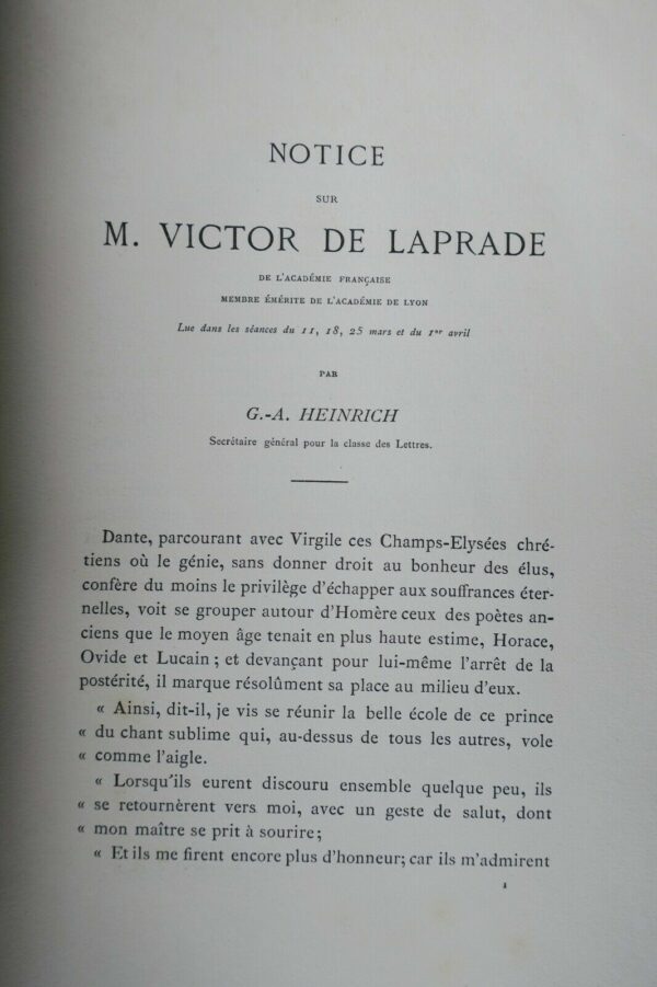 Laprade Notice sur M. Victor de Laprade 1884