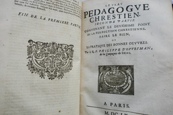 Le vray pedagogue chrestien 1665 – Image 9