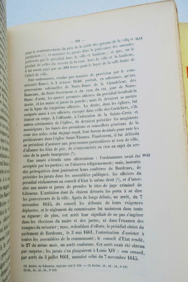 Libourne Histoire de Libourne , villes et bourgs de son arrondissement 1876 – Image 4