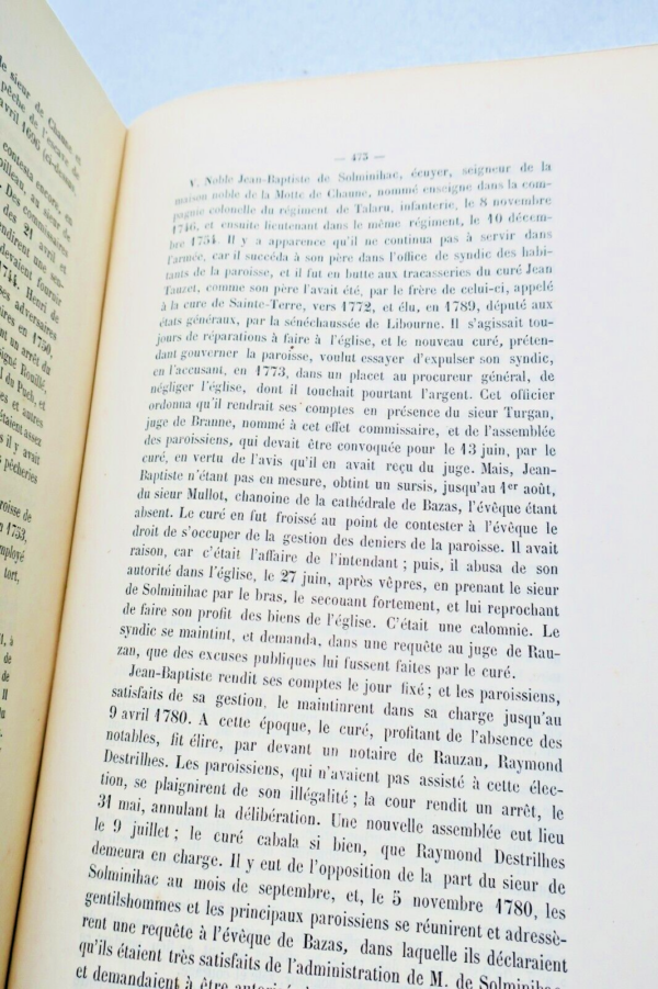 Libourne Histoire de Libourne , villes et bourgs de son arrondissement 1876 – Image 7