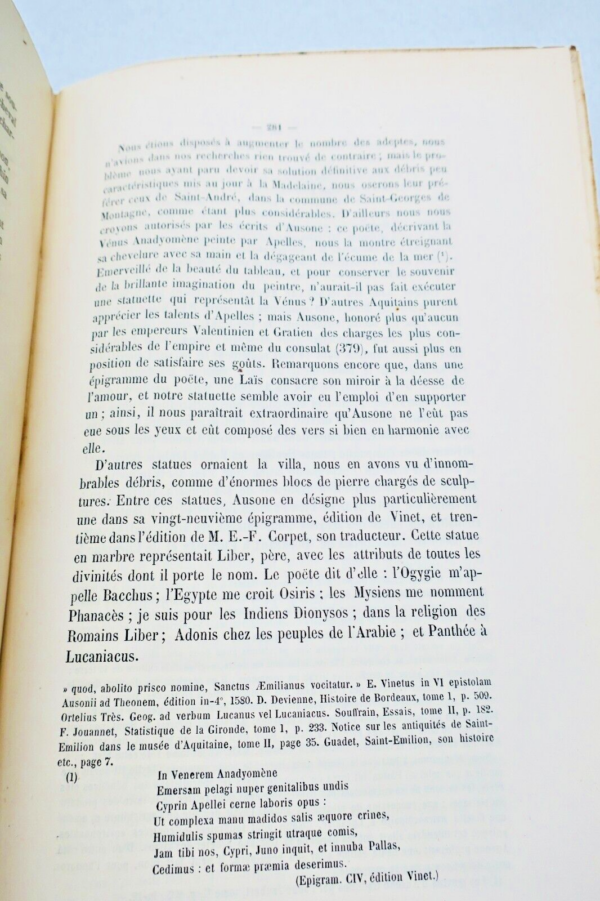 Libourne Histoire de Libourne , villes et bourgs de son arrondissement 1876 – Image 8