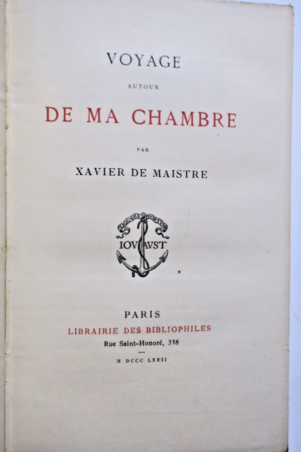 MAISTRE Voyage autour de ma chambre 1872 – Image 3