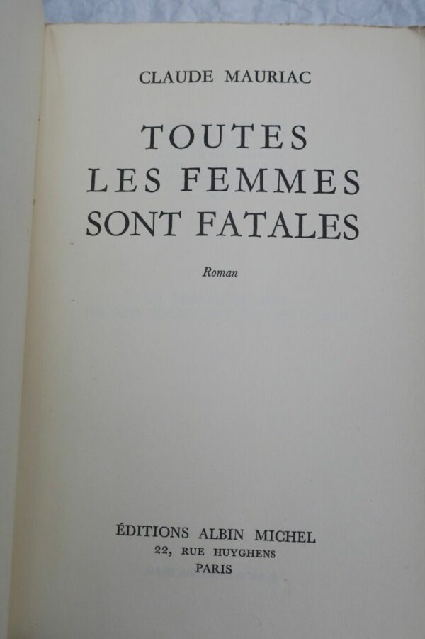 MAURIAC  Toutes les femmes sont fatales – Image 7