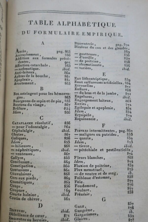 Manuel de santé ou nouveaux élémens de médecine pratique 1805 – Image 9