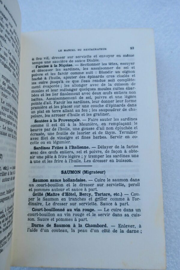 Manuel du Restaurateur. Résumé de Cuisine courante 2500  recettes 1941 – Image 5