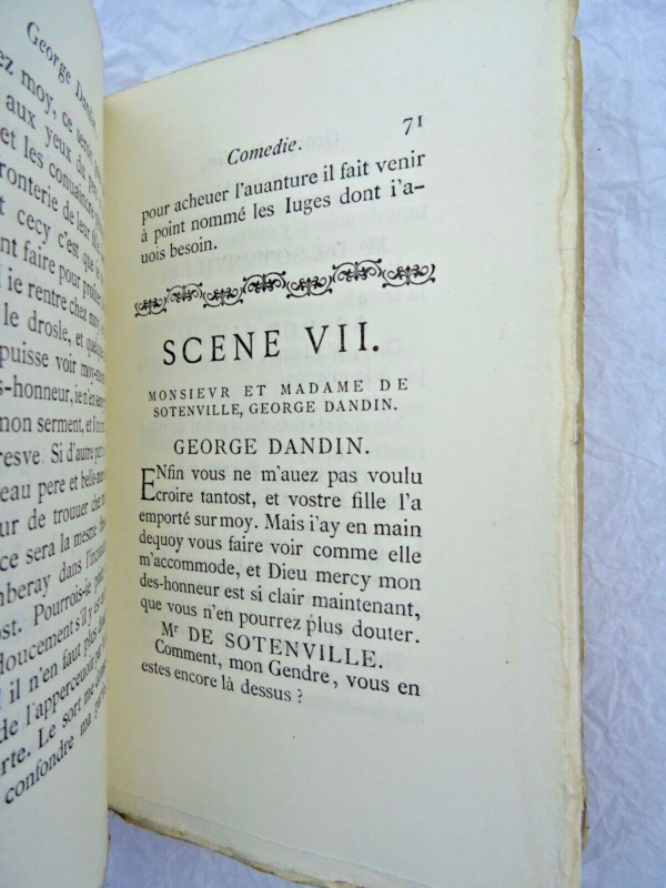 Molière George Dandin, sur vergé nté – Image 4