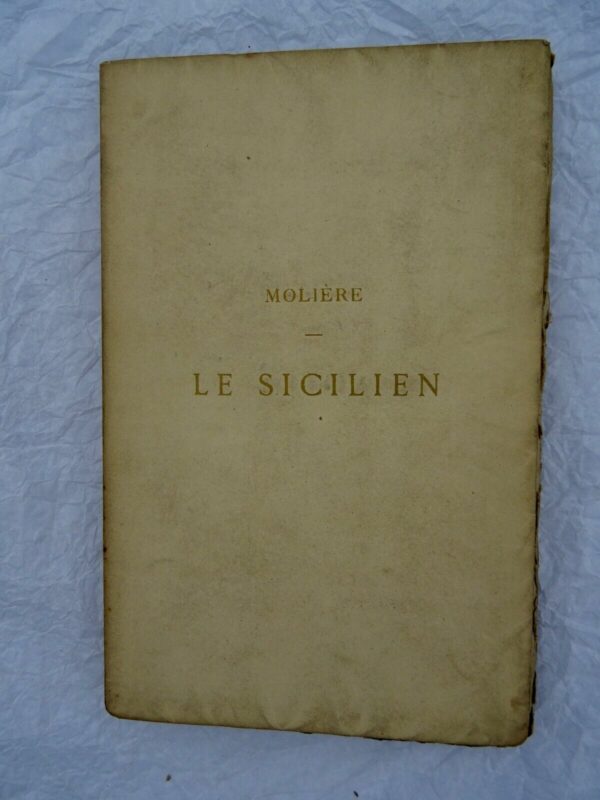 Molière Le Sicilien sur vergé nté – Image 3