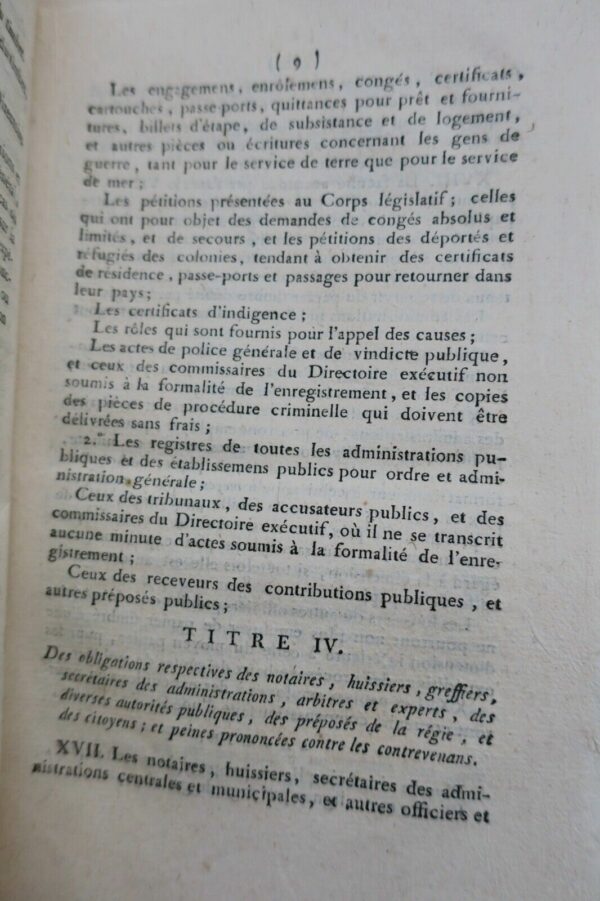 Monnaie bulletin des lois de la république REVOLUTION – Image 13