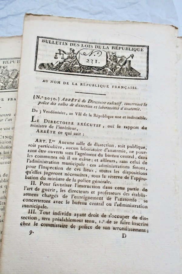 Monnaie bulletin des lois de la république REVOLUTION – Image 4