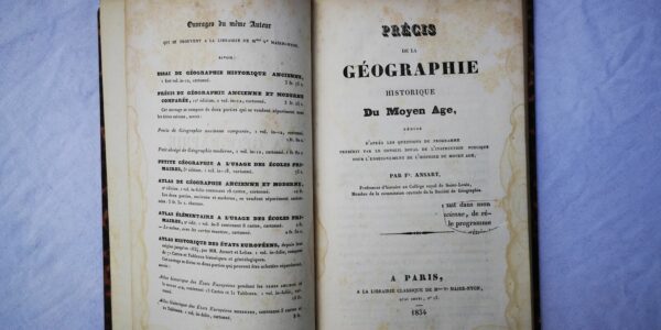 Moyen-âge Précis de la géographie historique du Moyen-âge  1834 – Image 5