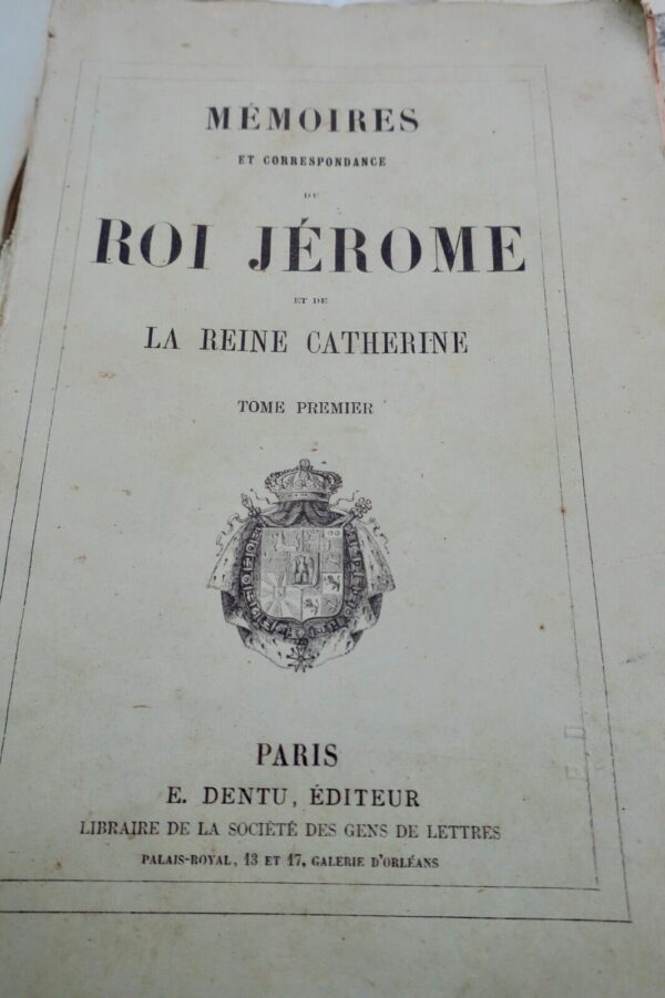 Napoléon Mémoires et correspondance du Roi Jérome et de la Reine Catherine – Image 4