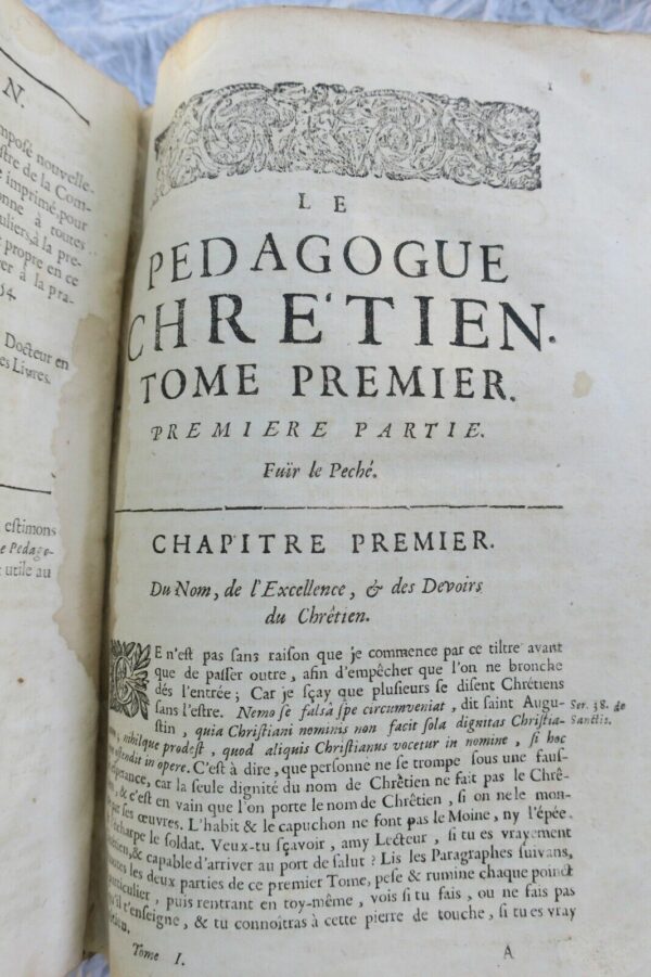 OUTREMAN (Philippe d') Le Vray Pedagogue chrétien 1681 – Image 6