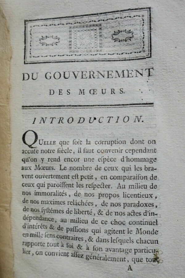 POLIER DE SAINT-GERMAIN  Du Gouvernement, des Moeurs. 1784 – Image 7