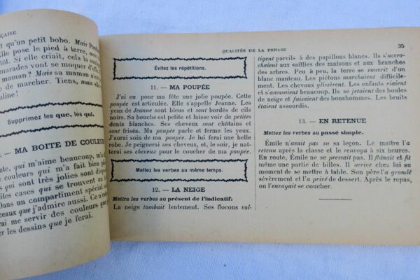 PRATIQUE DU VOCABULAIRE ET DE LA COMPOSITION FRANCAISE 1929 – Image 7