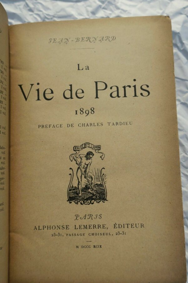 Paris  La vie de Paris 1898 – Image 4