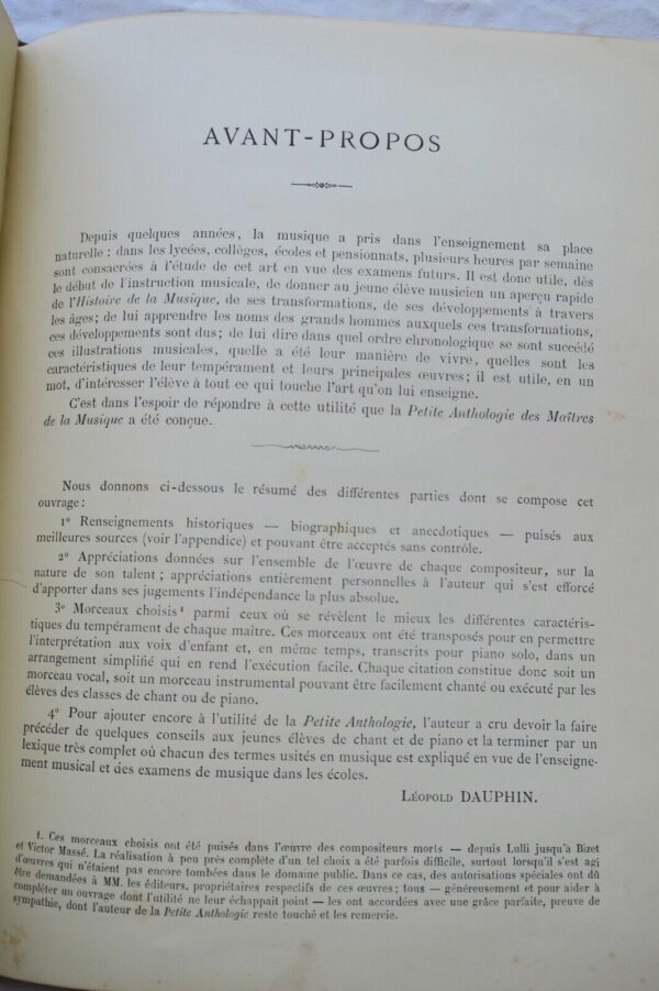 Petite anthologie des Maîtres de la musique depuis 1633 jusqu'à nos jours 1886 – Image 7