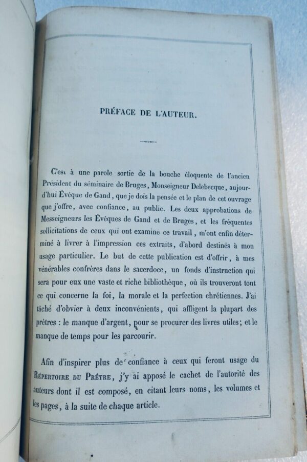 Prêtre MULLIER ABBE REPERTOIRE DU PRETRE, DESTINE A LUI FACILITER LA PREPARATION – Image 8