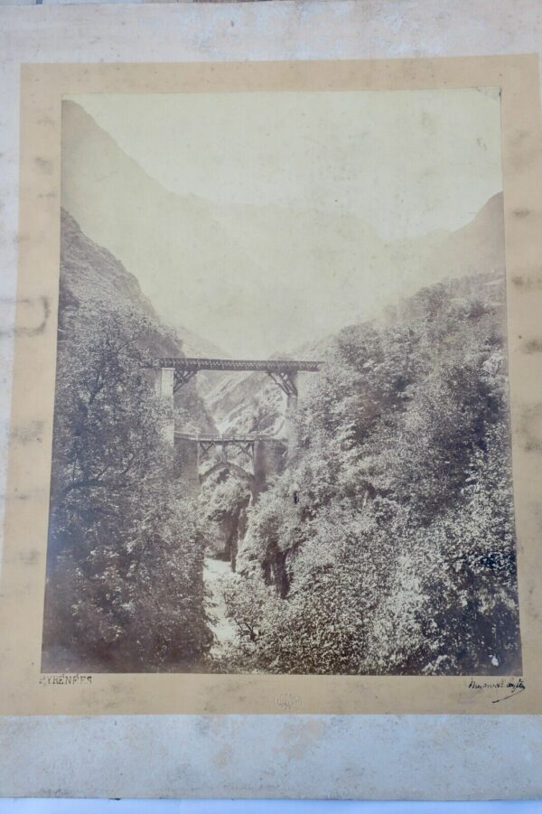 Pyrénées PONT ??? vers 1880 – Image 3