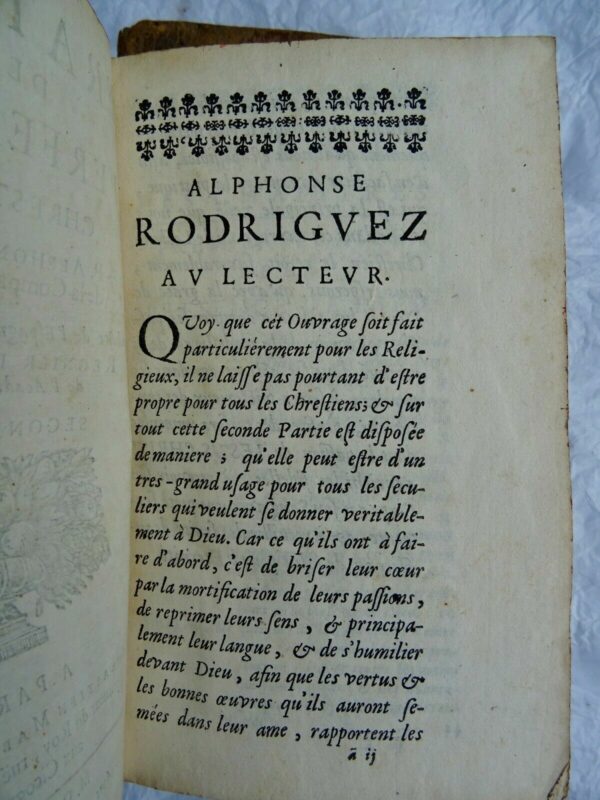 RODRIGUEZ Pratique de la perfection chrestienne 1680 – Image 7