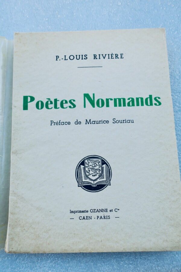 Riviere P.-louis Poètes normands 1947 – Image 3