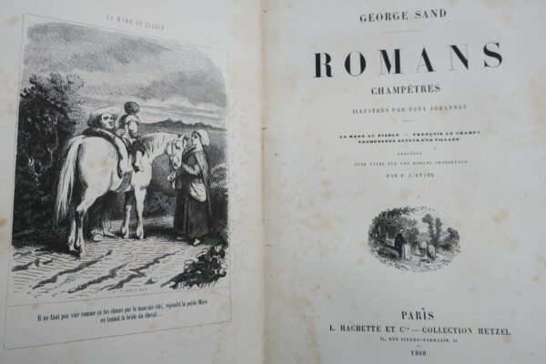 SAND GEORGES ROMANS CHAMPETRES HACHETTE ET CIE. 1860 Johannot – Image 6