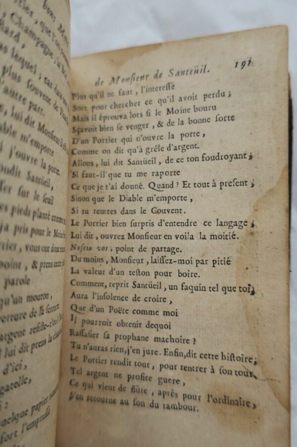 SANTEUILLIANA OU LES BONS MOTS DE MONSIEUR DE SANTEUIL 1710 – Image 5