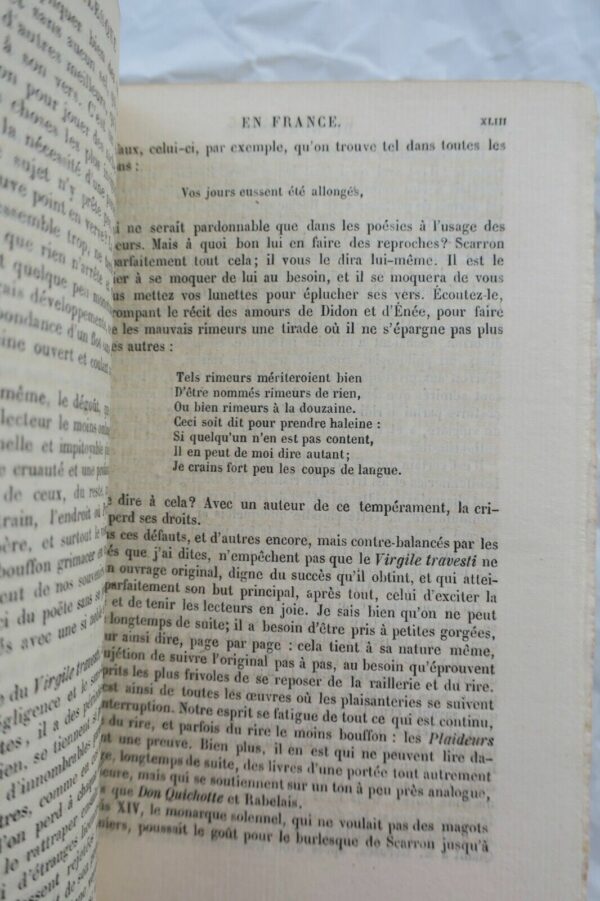 SCARRON  Virgile travesti en vers burlesques avec la Suite de Moreau 1858 – Image 6