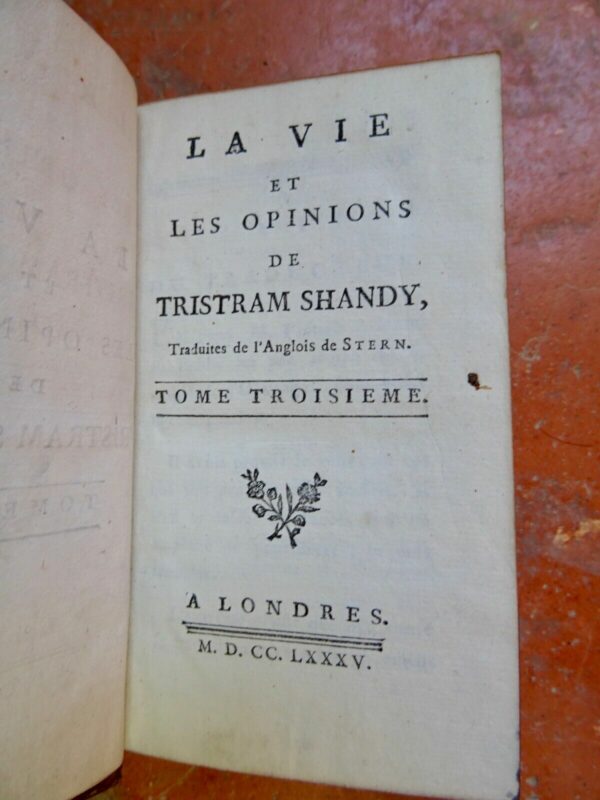 STERNE La Vie et les opinions de Tristram Shandy 1784 Cazin – Image 4