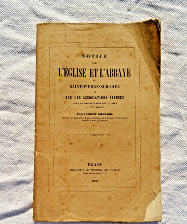 Saint-Pierre-sur-Dives l'église de l'abbaye (14) 1867 – Image 7