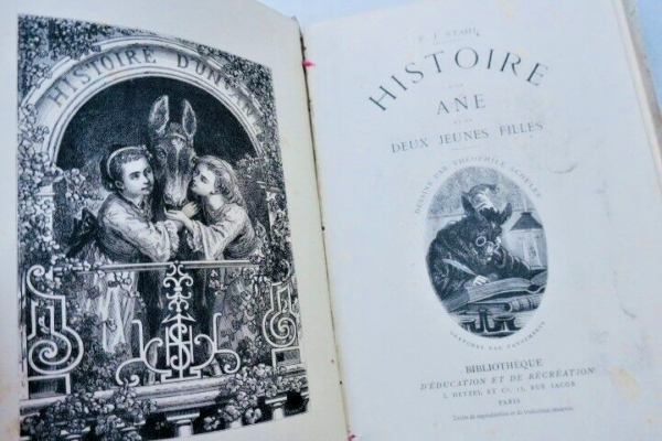 Stahl P.-J. HISTOIRE D'UN ANE ET DE DEUX JEUNES FILLES hetzel – Image 10