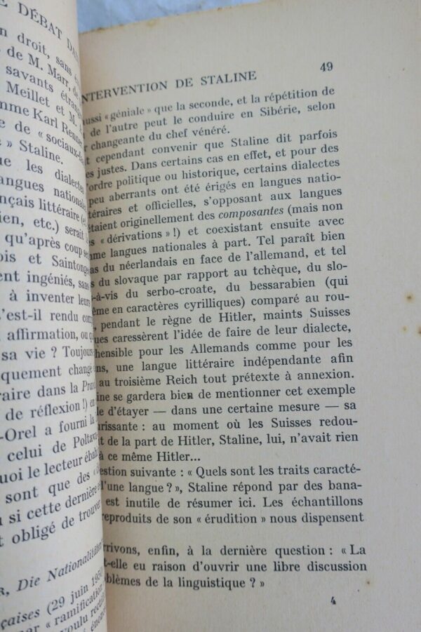 Staline La linguistique et l'impérialisme russe – Image 4