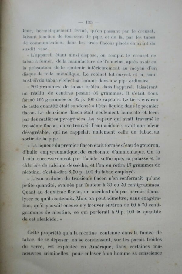 Tabac Physiologie sociale LE TABAC qui contient le plus violent des poisons 1898 – Image 7