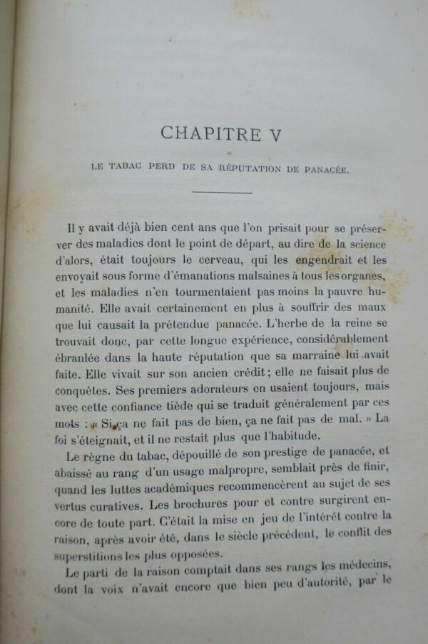 Tabac Physiologie sociale LE TABAC qui contient le plus violent des poisons 1898 – Image 9