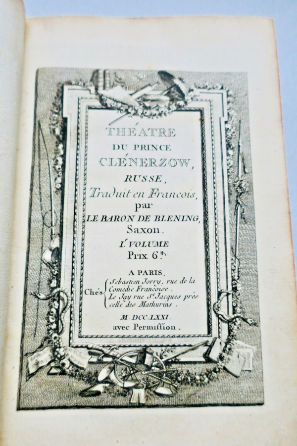 Théâtre du Prince Clénerzow, russe 1771 – Image 9