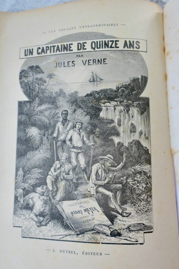 VERNE  Un capitaine de quinze ans HETZEL – Image 5