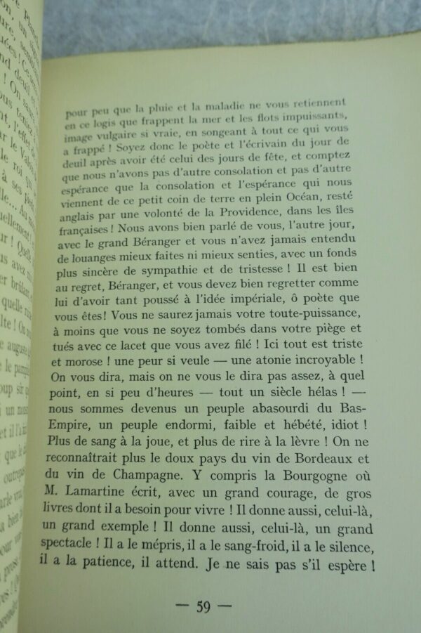 Victor Hugo en exil : d'après sa correspondace avec Jules Janin.. – Image 6