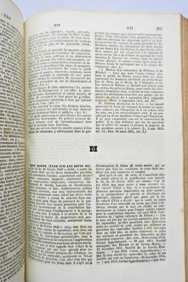 administration Dictionnaire général d'administration 1856 – Image 4