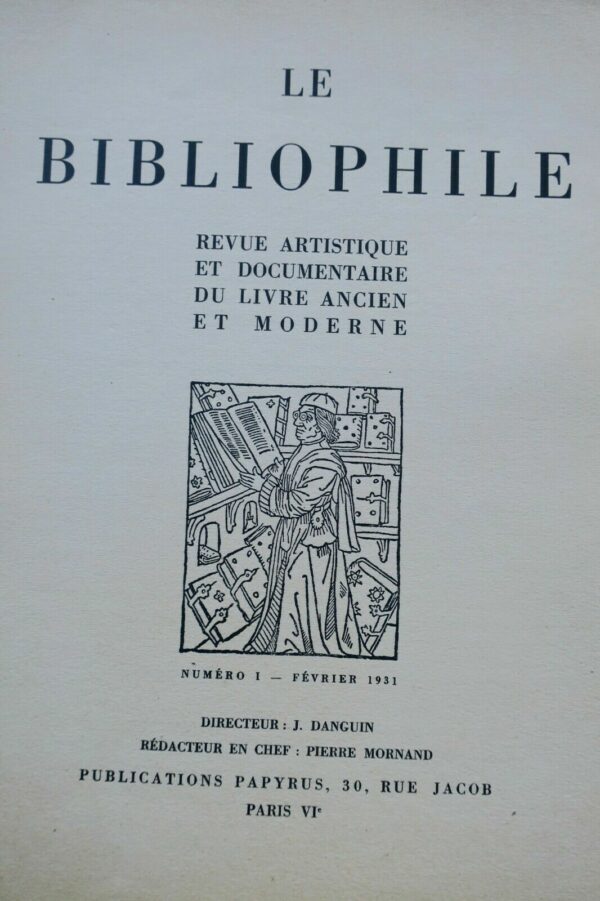 bibliophile Revue artistique et documentaire du livre ancien et moderne 1931-33 – Image 3