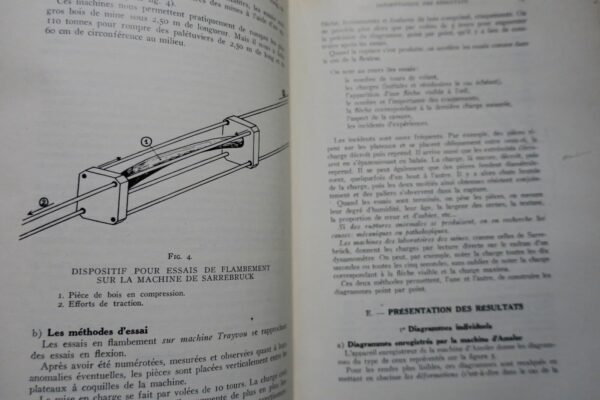 étude de la résistance mécanique des bois de mine 1958 – Image 4