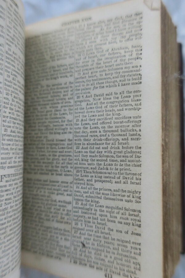 mini Bible The Holy Bible. Old & New Testaments 1854 – Image 6